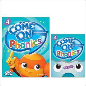 [카드10%] Come On Phonics 컴온 파닉스 4 SB + WB 세트 (전2권)