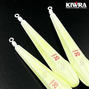 키우라 회전 오모지그 야광 봉돌 싱커 한치 오모리그 3개입