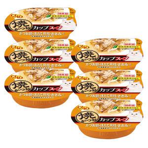 이나바 챠오 구운가다랑어 컵스프-가다랑어&가리비관자&닭가슴살 60g x 6개 고양이간식
