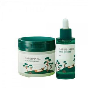 2종 SET 라운드랩 소나무 진정 앰플 50ml 패드 50매