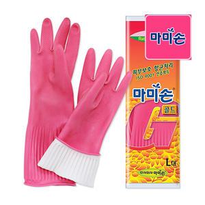 마미손고무장갑 골드 대형(L) 10켤레