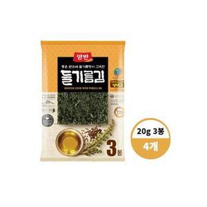 동원 양반 들기름김 전장김 절지 20g(5매) 3봉 4개