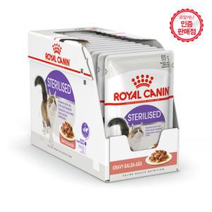 로얄캐닌 고양이사료 스테럴라이즈 [그레이비] 파우치 85g 12개 (1BOX)