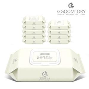 꿈토리물티슈 아주도톰한 스페셜 65gsm 엠보 80매 캡형10팩