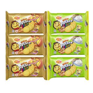 포테이토 크리스프 바베큐맛 75g+샤워크림 75gx각3개(총6개)