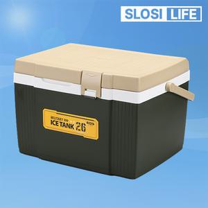 슬로시 코멕스 밀리터리 아이스박스 26L 장시간 보냉 캠핑 차박 차량용 낚시용 야외용 미니 소형 국산 아이스쿨러