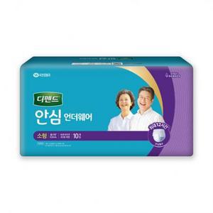 디펜드 남녀공용 안심 언더웨어 성인기저귀, 소형, 10개입, 1개 one option