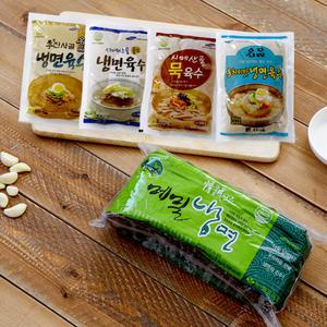 여름철 입맛도는 시메산골 골드 /동치미육수 30봉 메밀냉면10인분