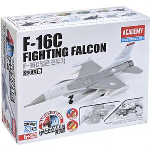 포디퍼즐 F-16C 팰콘 전투기 조립 아카데미과학 프라모델 4D퍼즐 80191