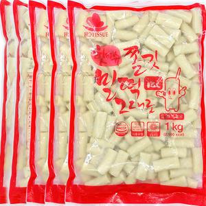쫄깃 밀떡 그대로 구멍 떡볶이 1kg x 5개