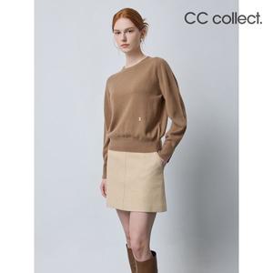 [CC콜렉트](대구신세계)[씨씨콜렉트][C-Exclusive] 울 블렌드 로고 장식 풀오버 (C244KSK133)