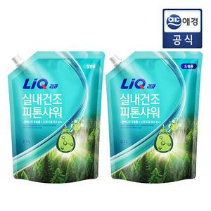 [리큐] 실내건조 피톤샤워 (리필) 2.1L (일반/드럼) x 4개 (1박스)
