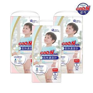 [군 기저귀] 플러스 팬티 특대형(XL) 38P x 3팩, 1박스 (3박스 구매 시 물티슈 증정)