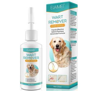 반려동물 사마귀 제거 액체 고양이 및 강아지용 플랫 효과적인 건강 보호 20ml
