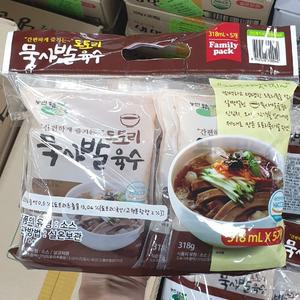 농민식품 도토리 묵사발 육수 318g x 5개입