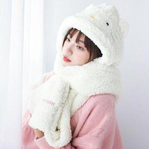 [셀러허브 패션][JHQRFVYX_4B]헬로키티 3in1 모자 목도리 장갑
