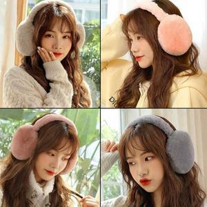 [라일리] Rly 털귀마개 캐주얼한 디자인 코디 여성 포근한 퍼귀마개