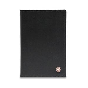 [BZJL8SNI_4C]소가죽 스타일 블랙 1P 여행용 지갑
