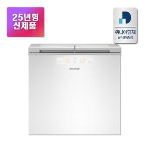 [위니아][인증점] 25년형 딤채 2도어 153L 뚜껑형 김치냉장고 EDL16KBWAWT1 엘리스 화이트