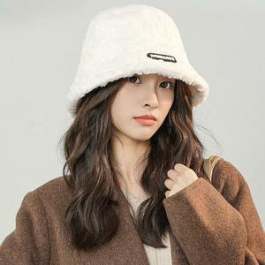 [라일리] Rly 양털 벙거지 모자 여자 겨울 방한 버킷햇 캠핑 해돋이