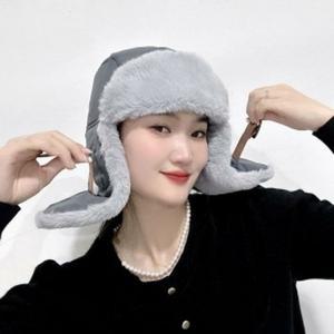 [라일리] Rly 윈터가드귀달이군밤모자(그레이)귀도리모자