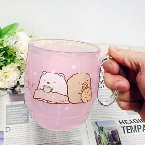 [IXHIPITD_4B]스밋코구라시 편한 손잡이 이중컵핑크