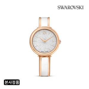 [스와로브스키/본사정품] Crystalline Bangle 로즈 골드 톤 시계 5689324