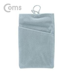 [셀러허브 1][HYIJTOF6_4B]Coms 다용도 벨벳 파우치 Light gray