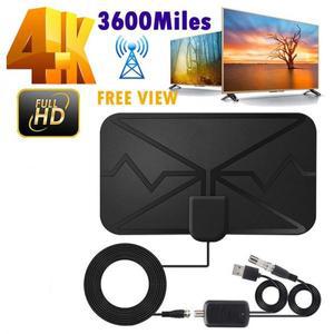 UHD안테나 TV 실내 지상파 수신기 HDTV 디지털 증폭 안테나 3600 마일