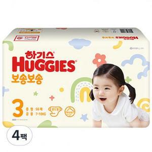 하기스 보송보송 밴드형 기저귀 남여공용, 3단계, 224매 one option
