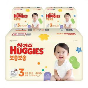 하기스 NEW 보송보송 밴드형 기저귀 공용, 3단계, 168매 one option