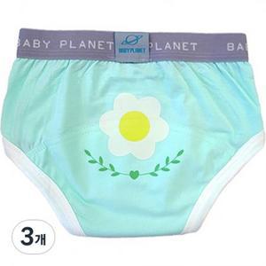 베이비플라넷 유아용 프리미엄 배변 훈련 팬티, 13 꽃넝쿨, XL, 3개 one option