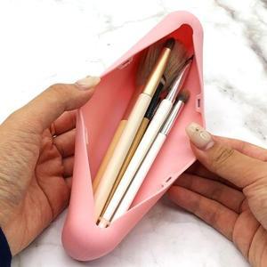 [라일리] Rly 메이크업도구 실리콘 가방 브러쉬파우치 핑크 방수