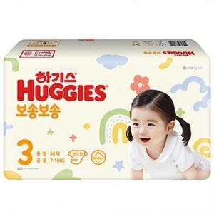 하기스 보송보송 밴드형 기저귀 남여공용, 3단계, 56매 one option