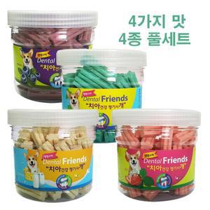 치아약한 노령견 치석제거 말랑 덴탈껌 4통 입냄새 시츄 사랑하는