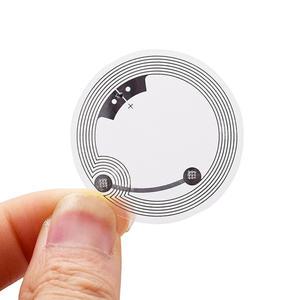 원형 NFC 스티커 태그 38mm 미니 CD 카드 인쇄 제작 라벨 칩 투명 스티커