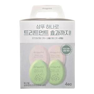 동구밭 샴푸 트리트먼트바 100g x 4개 고체 샴푸바 올인원 비건 비누 코스트코