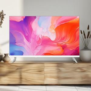 써밋티비 A320ESW QLED 81cm  FHD 화이트 구글 안드로이드 스마트 QLED TV 스탠드형 기사설치