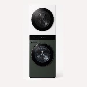 [LG]트롬 오브제 워시타워 세탁건조기 WL22GEHU 22+25kg 베이지/그린 무료배송