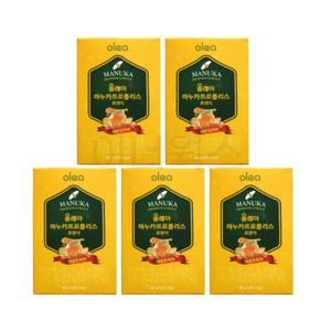 [기타][5개] 올레아 마누카 프로폴리스 로젠지 캔디 48g 건강식품 국산 벌꿀