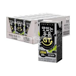 남양 맛있는 두유 GT 고칼슘 검은콩깨 190ml 48개