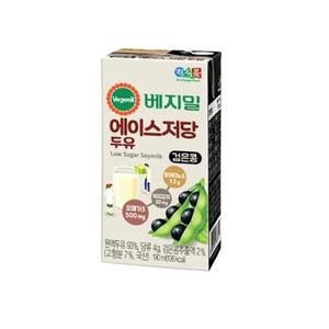정식품 베지밀 에이스 저당두유(190mlX16개)X3개 1세트 유치원 학교 회사 사무실 팬트리 탕비실 음료