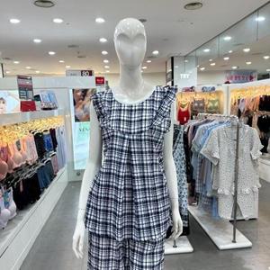 [비너스]솔브 sh06 여자 체크 파자마 상의 여자 체크 파자마 상의 SEV2555F (S32956105)