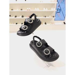 [부산점][BABARA]바바라 3cm 큐빅 장식 샌들 AAG354