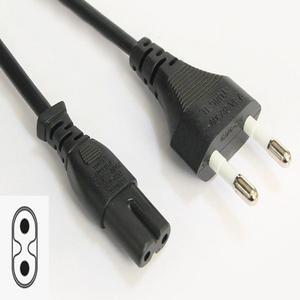 국산 8자코드 220V 2m 케이블 파워연장 AC전기선 컴퓨터노트북 PC모니터 아답터 어댑터전원선 오디오게임기