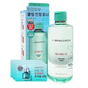 [NS홈쇼핑]브링그린 티트리 시카 수딩 토너 500ml - 대용량[34140021]