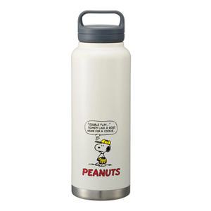스누피 베이스볼 핸들형 스텐 머그 보틀 텀블러 1200ml 사무실 선생님 자동차 텀블러 여름 얼음 물병