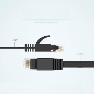 utp케이블 LNYUELEC 15m 15cm 케이블 순수 구리 와이어 CAT6 플랫 UTP 이더넷 네트워크 RJ45 패치 LAN 청색 백색 검정색