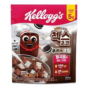 켈로그 첵스 초코 쿠키앤크림 420g