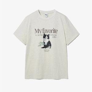 [휠라] 오버핏 고양이 티 FS252RS01F001 290